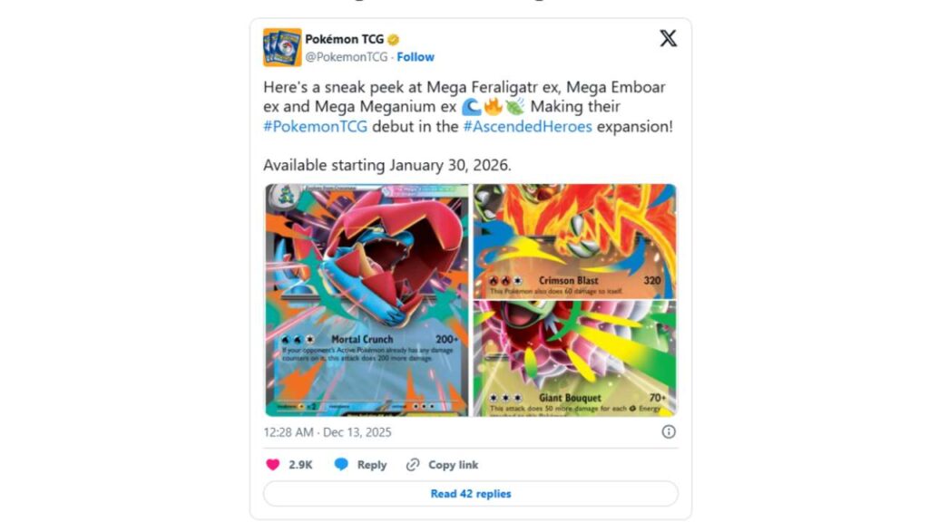 Mega Feraligatr ex Steals the Spotlight