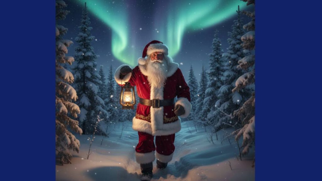 Ultra-Realistic Santa in a Snowy Forest (Cinematic Style)