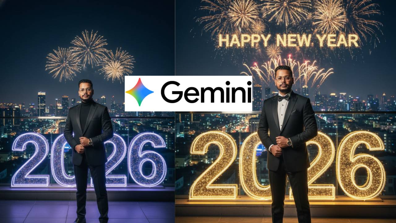 5 Google Gemini Happy New Year 2026