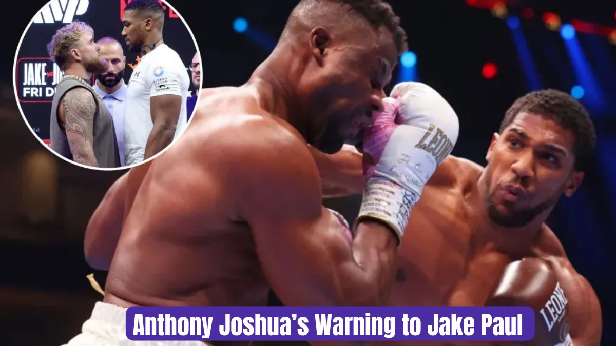 Anthony Joshua Makes His Intentions Clear Before Facing Jake Paul