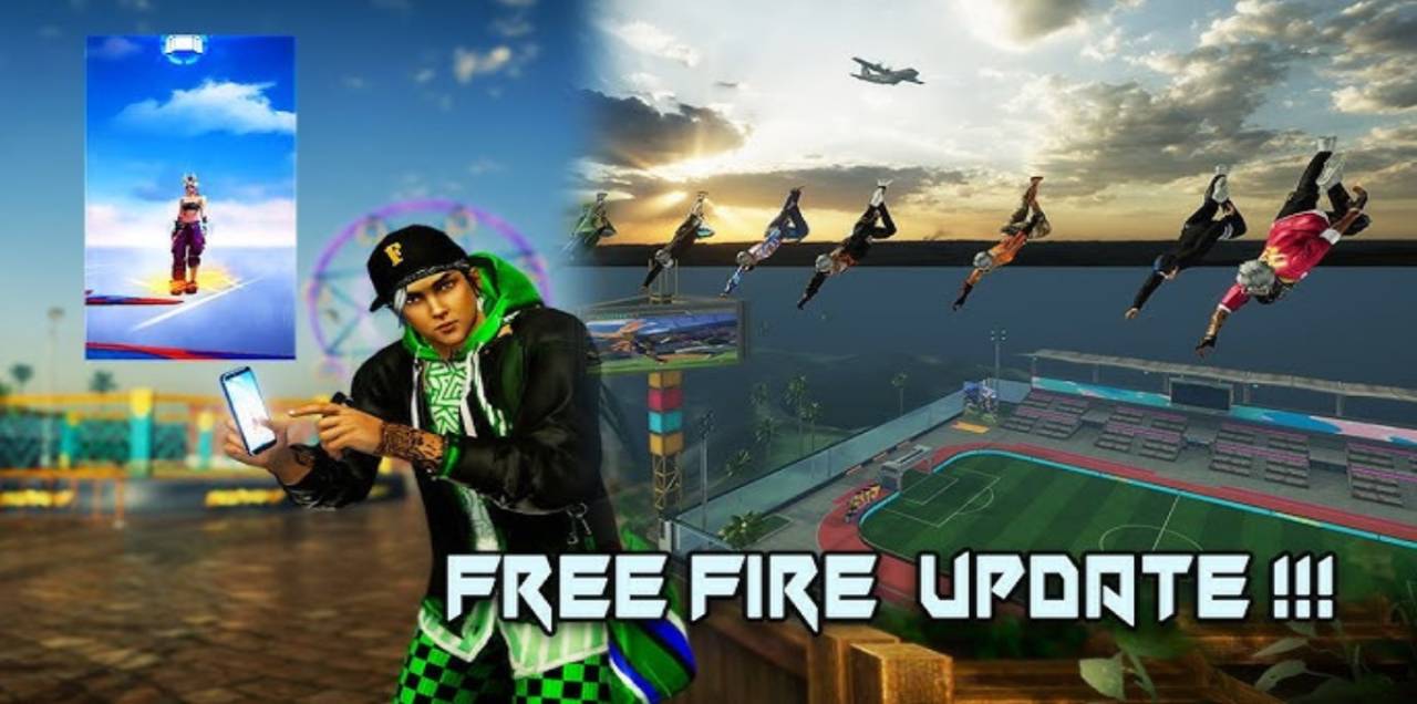 Free Fire Skydive Animation